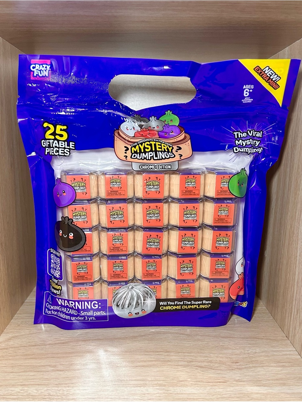 RMS Crazy Fun Halloween Mini Mystery Dumplings - 25 Extra Minis w Chrome Rare
